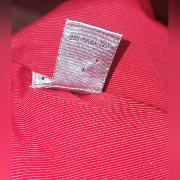 CHICOS size 0 Small Red Zip Up Jacket Layer Top Coat - Picture 5 of 6